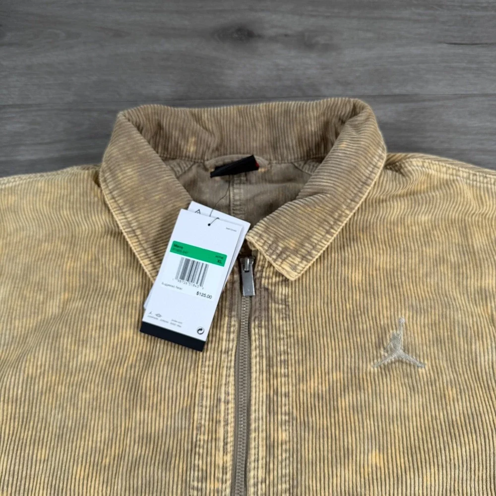 Jordan Flight Corduroy Chore Jacket Men's XL Tan IF1825-247